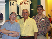 TBHOF Board members Bill McCurdy, Bob Aspromonte, and George Scroggins.