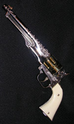 Ceremonial Colt .45 revolver from Gene Elston's traveling uniform
